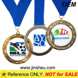 Cheap Custom Sport Award Metal Framed Acrylic Medals